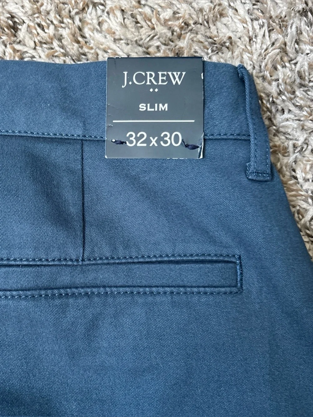 J. Crew Men's Chinos in Slate Blue